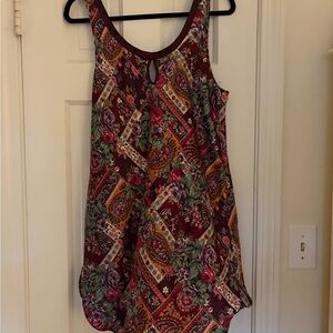 Y2K Floral Silk Slip Dress